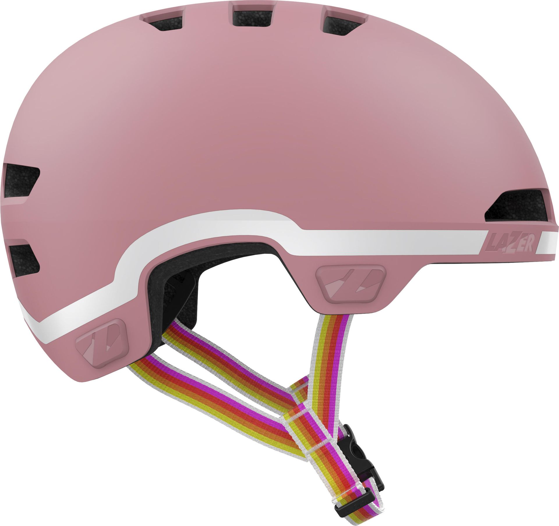 Kask rowerowy dla dzieci Maze Jr KinetiCore GoFluo Edition, Soft Pink