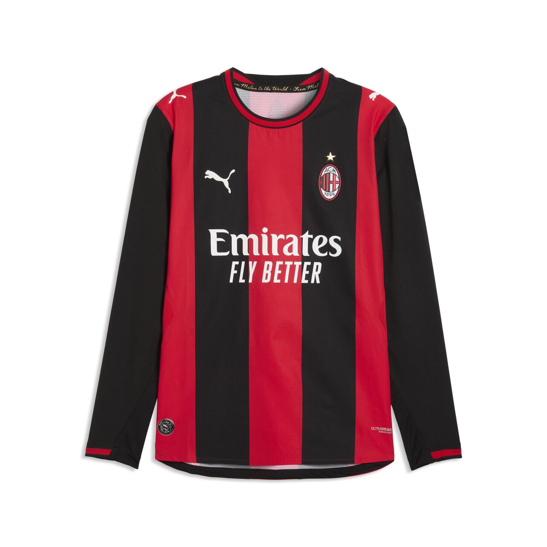 Męska autentyczna koszulka domowa z długim rękawem AC Milan 26/27 PUMA