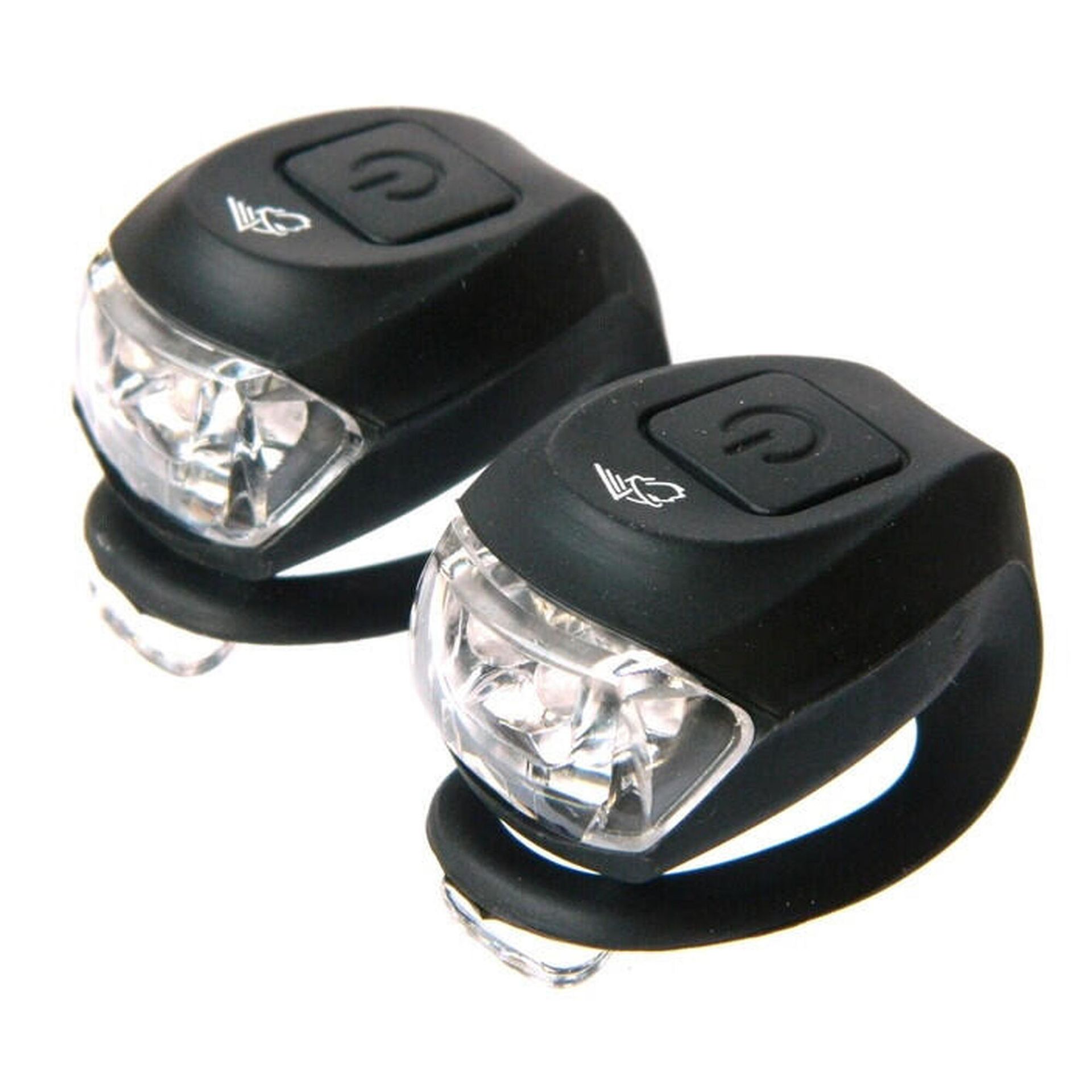 Lampa Velotech 2LED migająca czarna