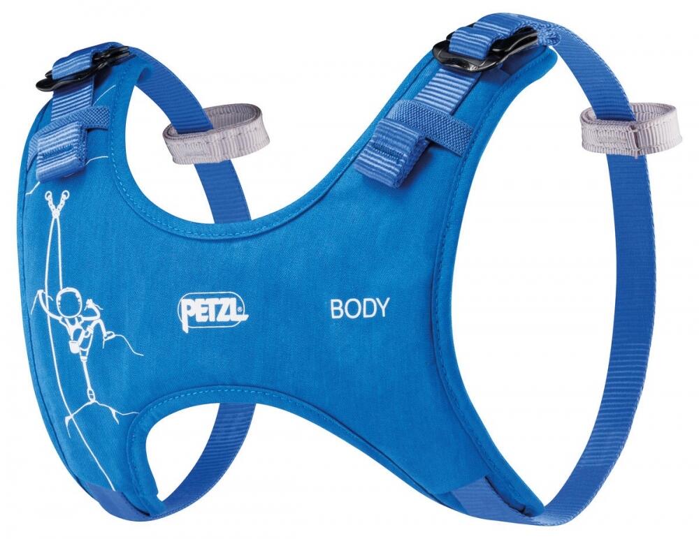 Petzl Body Shoulder Straps Dzieci, blue Onesize 2021 Uprzęże piersiowe C018BA00