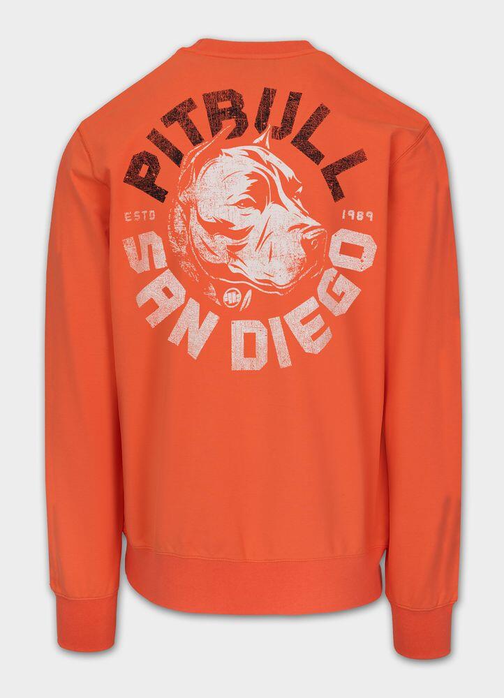 Bluza PITBULL Tricot Terry 280 Dog SD '25 - Bright Salmon S