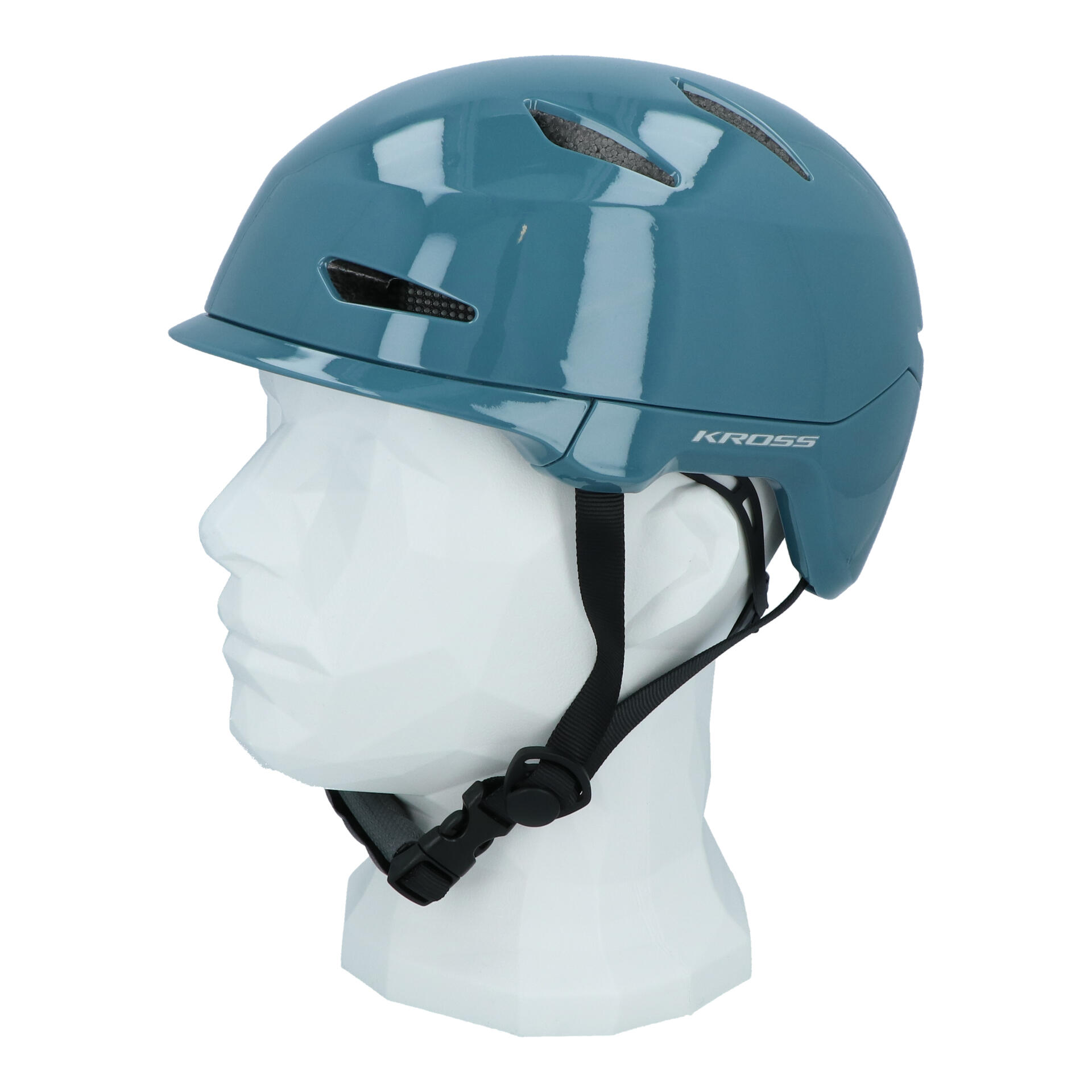 Kask KROSS Capitalo Niebieski Dla dzieci ( M)