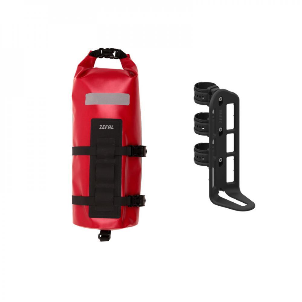 Torba Zefal Bikepacking na widelec Czerwona