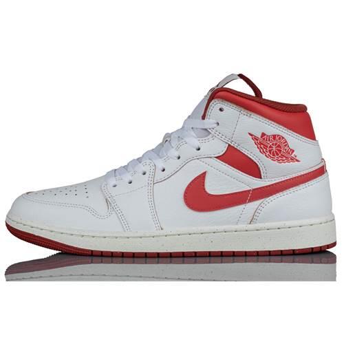Buty Męskie Sportowe Białe Air Jordan 1 Mid FJ3458-160 r. 47,5
