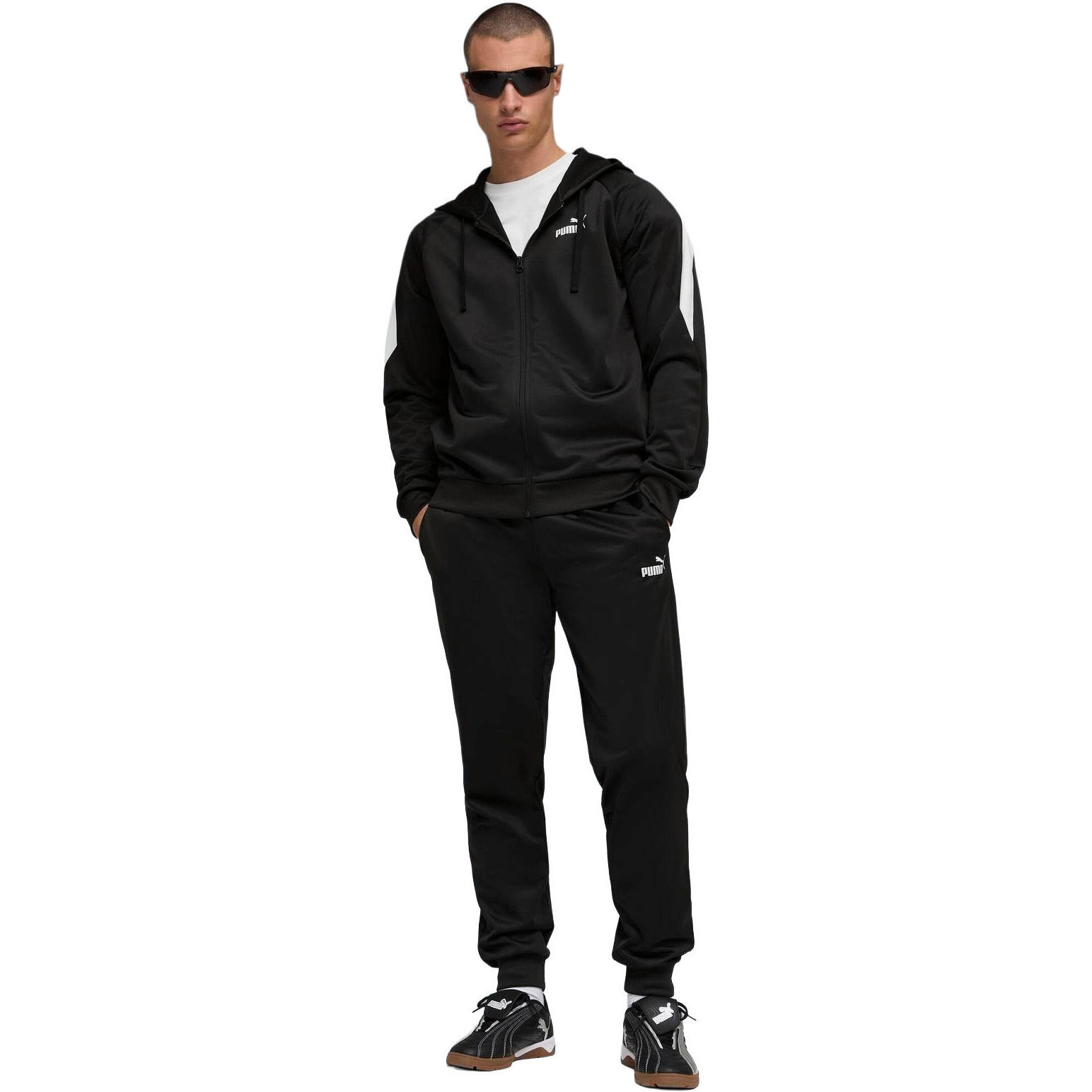 męskie Tracksuit Puma Hooded Poly Suit