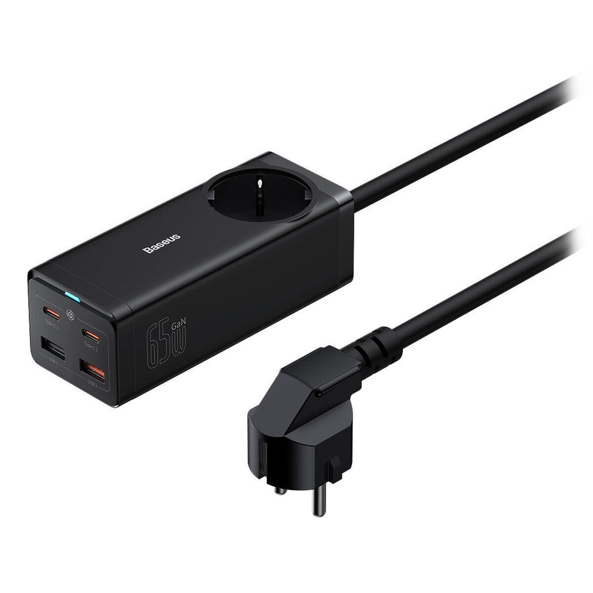 Baseus GaN3 Pro AC+2U+2C Ładowarka 230V 2xUSB-A 2x USB-C 65W