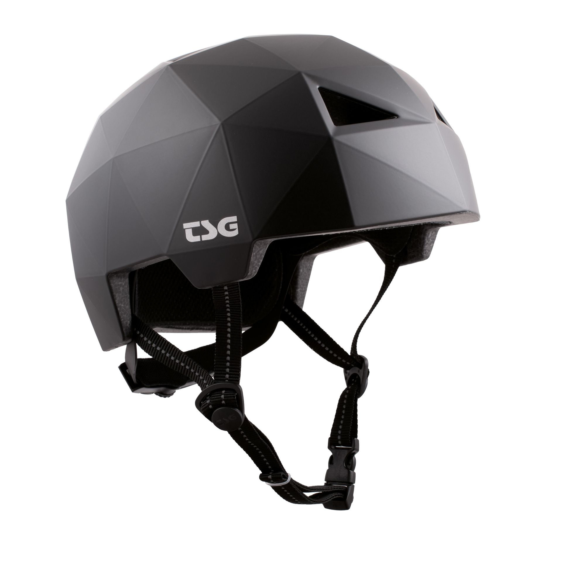 TSG Geo Solid Color Helmet, czarny L/XL | 57-59cm 2022 Kaski miejskie i trekkingowe