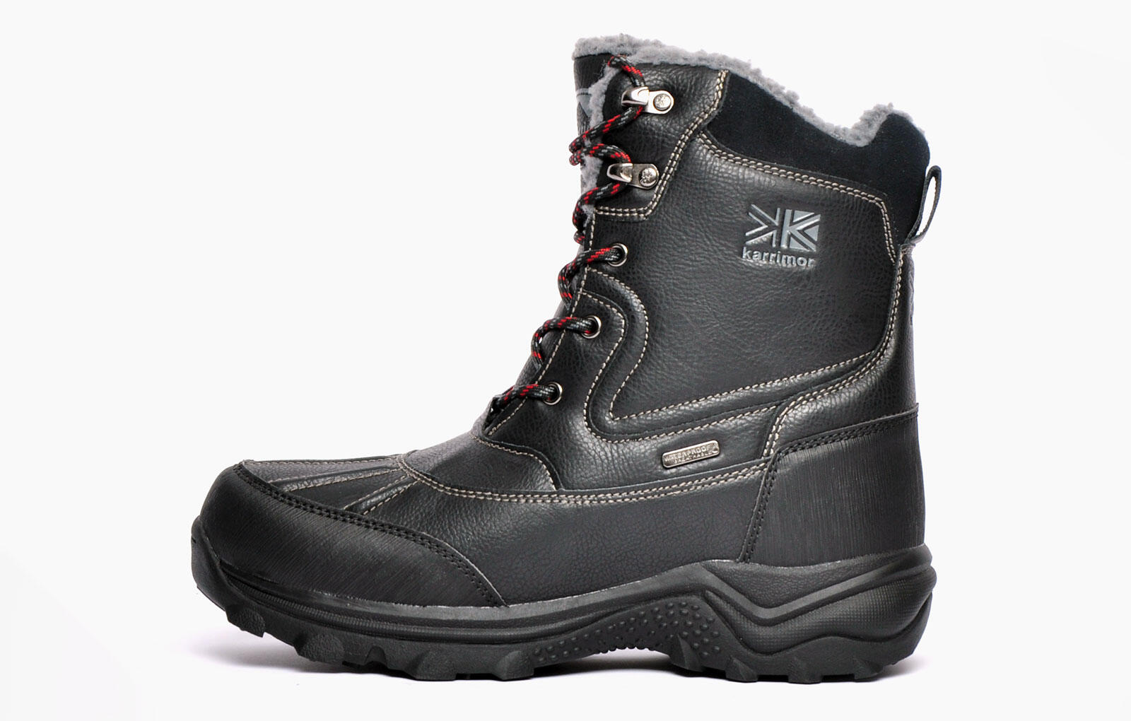 Zimowe buty trekkingowe męskie długie nieprzemakalne Karrimor Snow casual 3 Weathertite K815-BLK 44 (10UK) 28.5 cm Czarne (5017272888125)