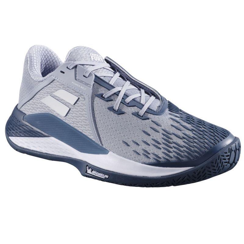 Męskie buty tenisowe Babolat Propulse Fury 3 AC M Grey/White EUR 44