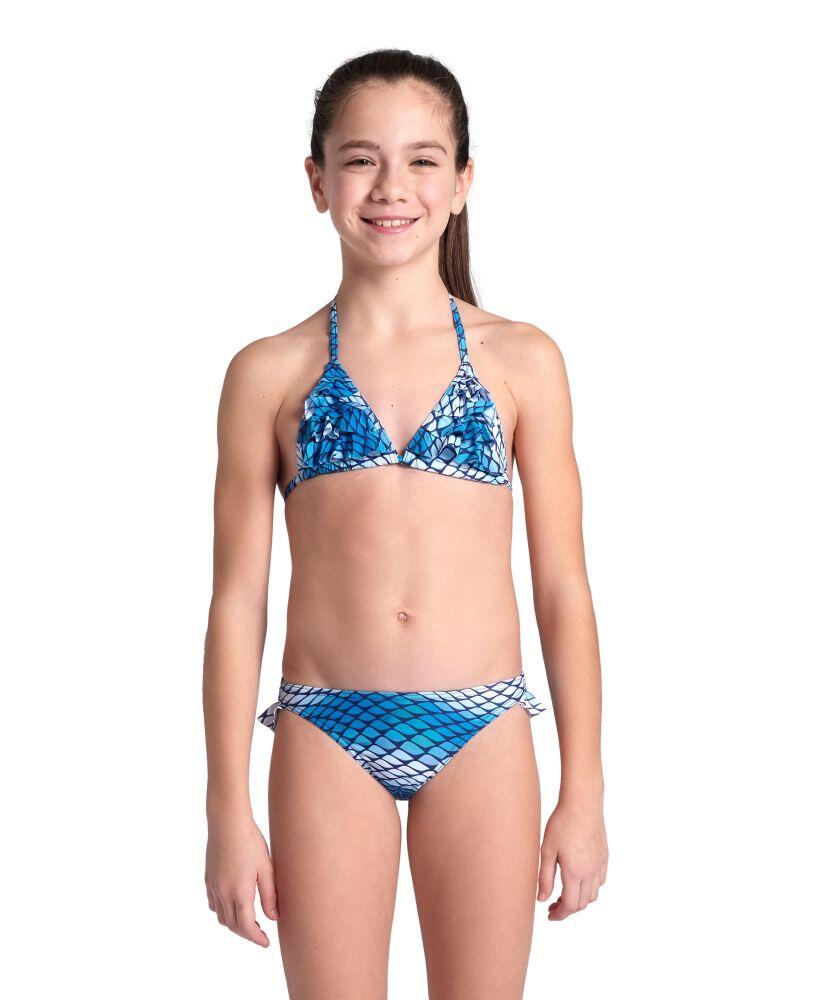 Strój kąpielowy dziewczęcy dwuczęściowy bikini basen Arena Water Print