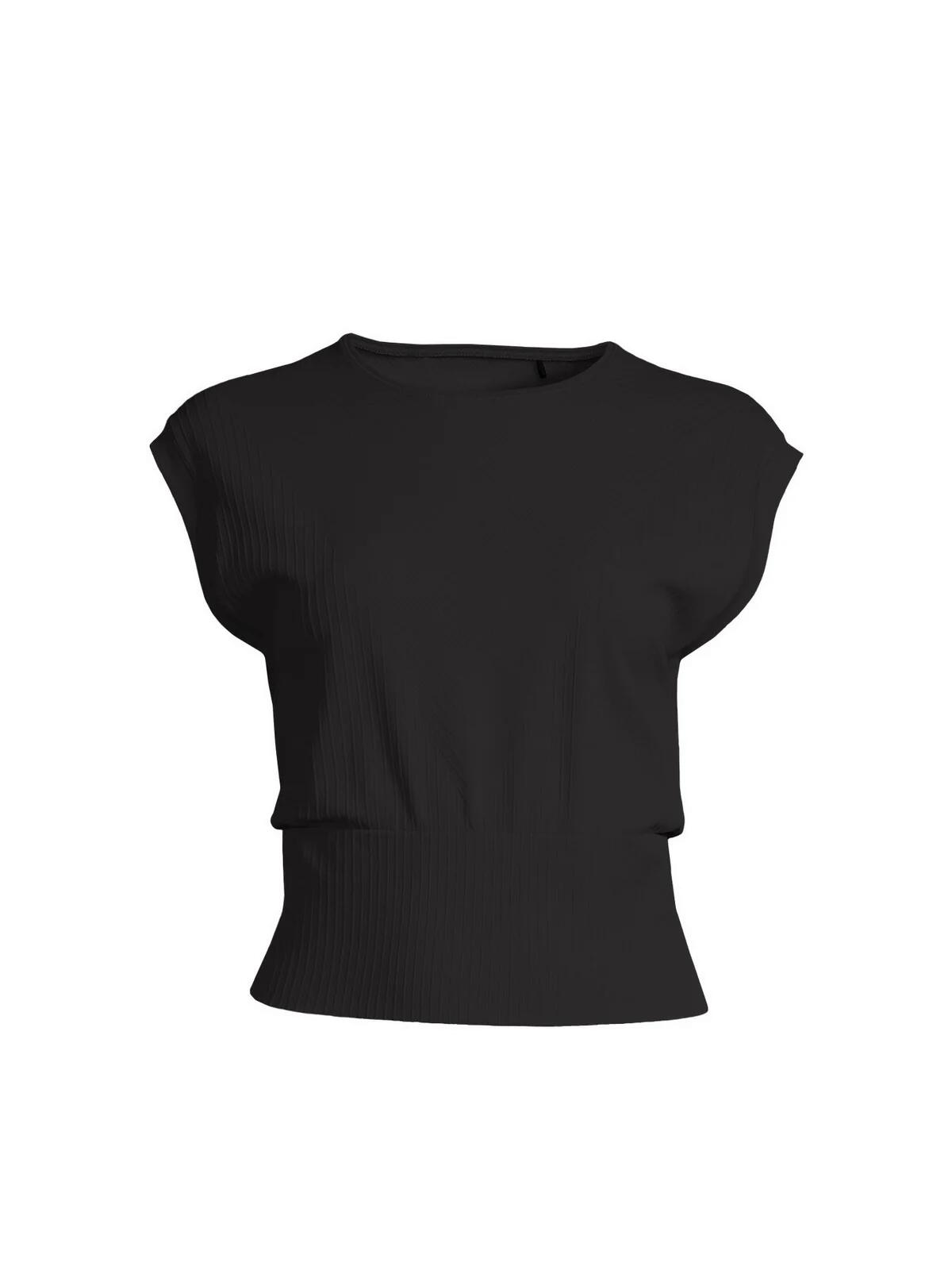 Koszulka Casall Seamless Graphical Rib Oddychająca Bezszwowa Elastyczna