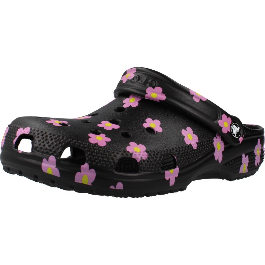 Buty CROCS SANDALIA CLASSIC FLOWER CLO Czarny