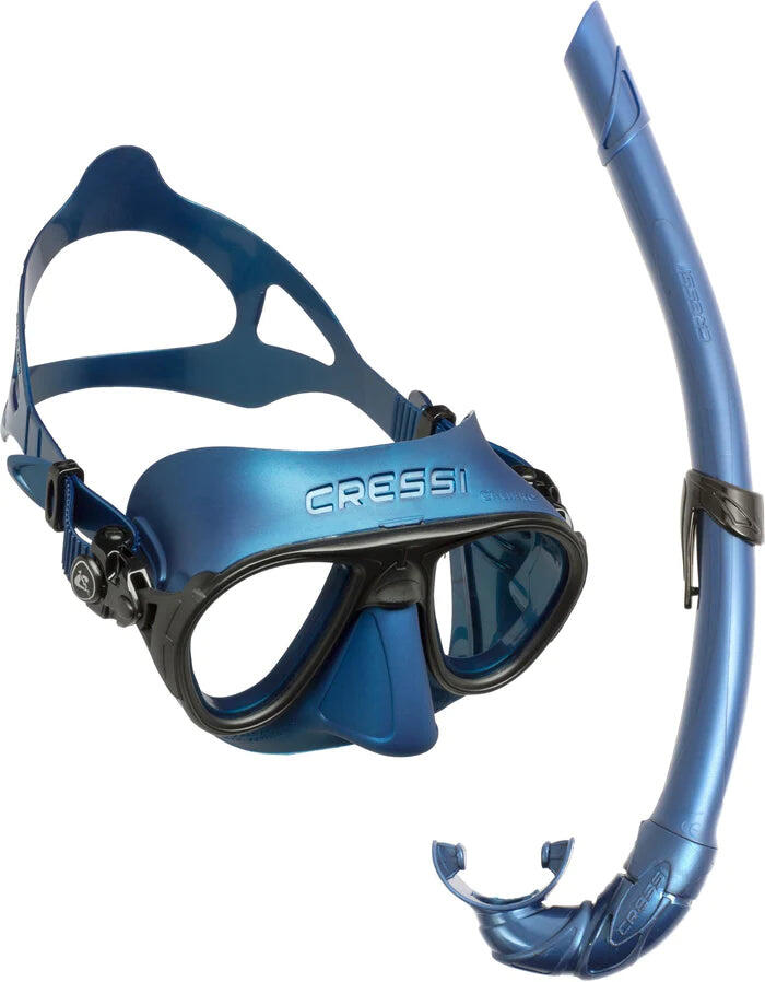 Cressi calibro/zestaw Corsica fajka do nurkowania, zielony, jeden rozmiar DS439850