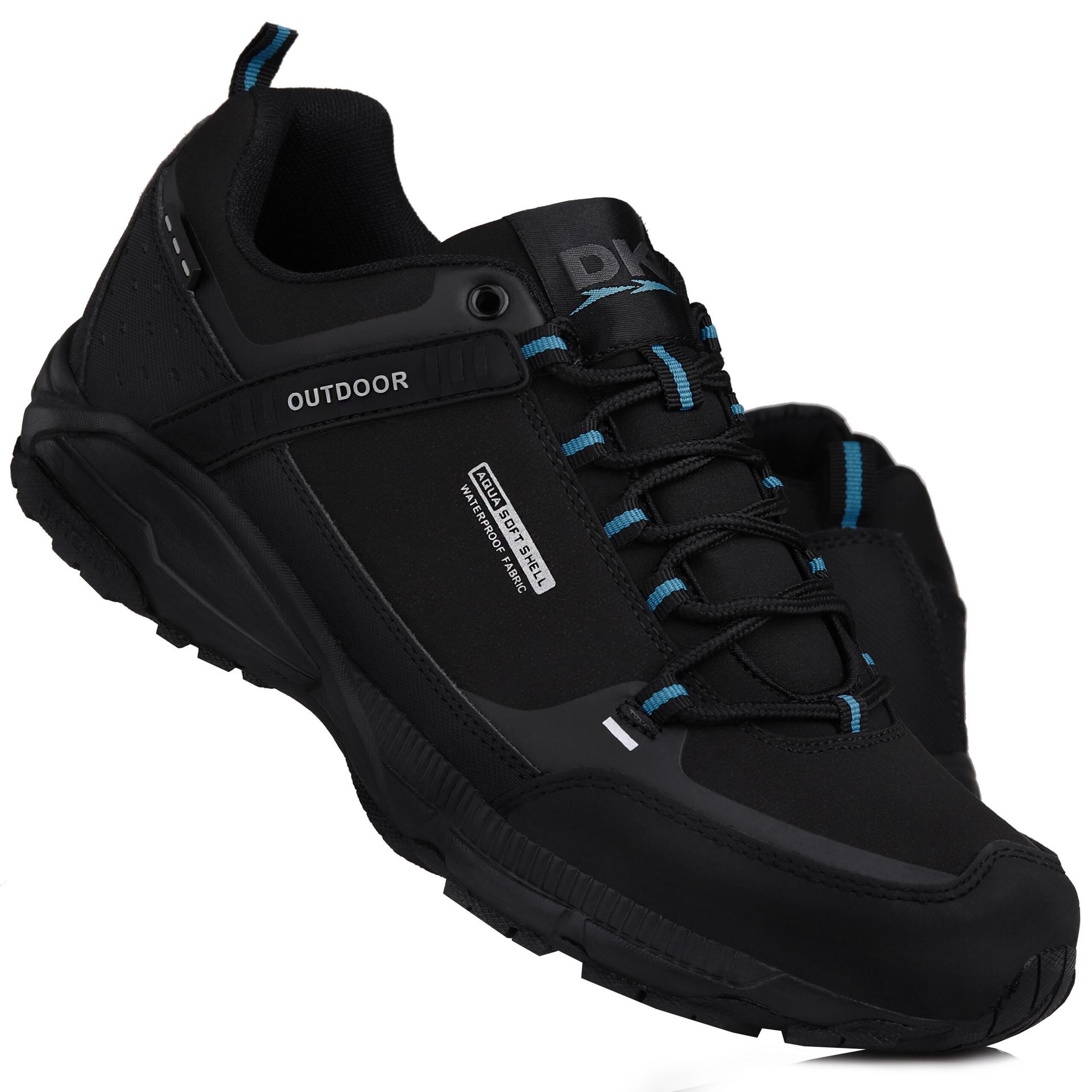Buty męskie trekkingowe Dk Predator Low 1096 Blk Blue M Softshell