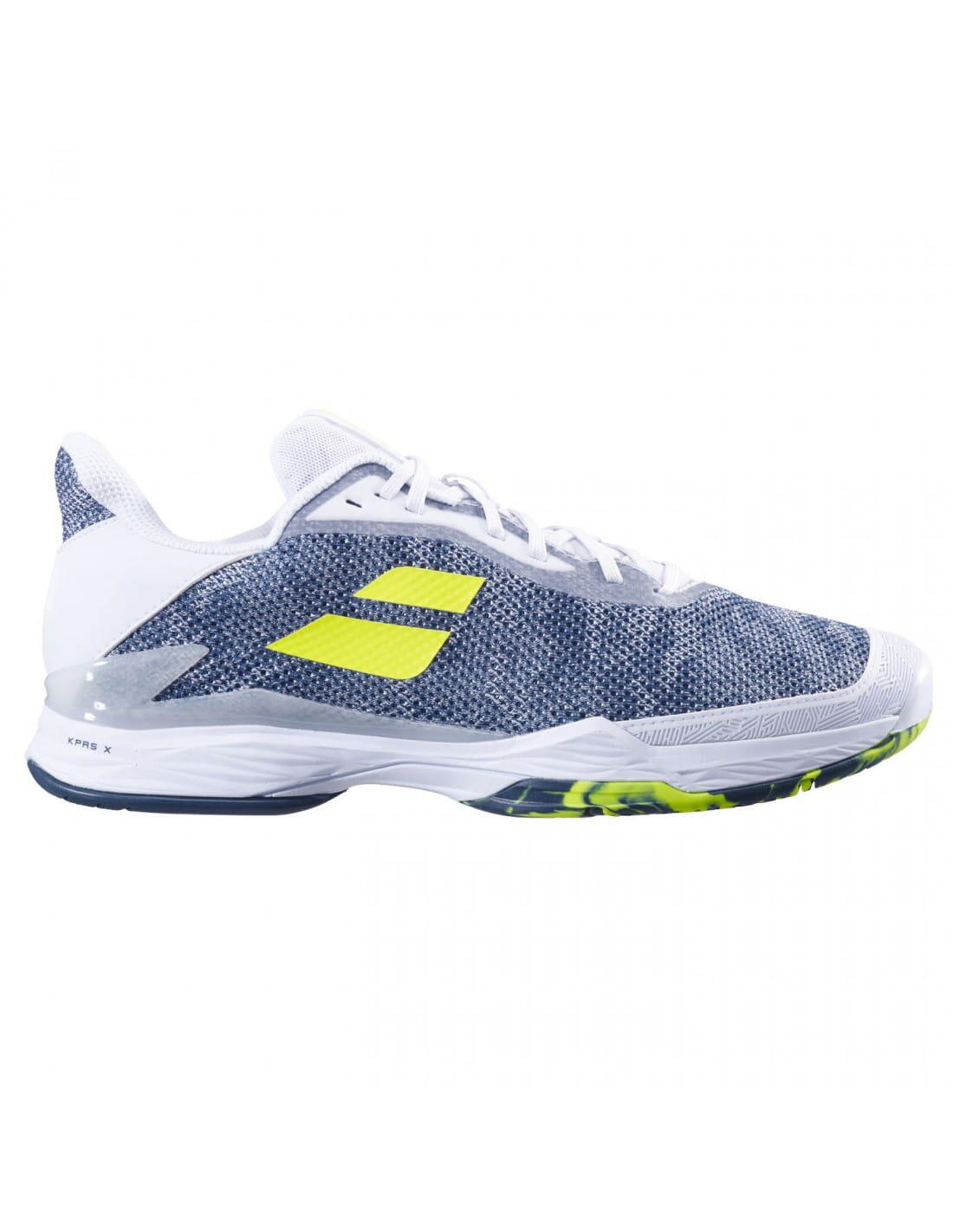 Buty tenisowe męskie Babolat Jet Tere All Court white/dark blue 46