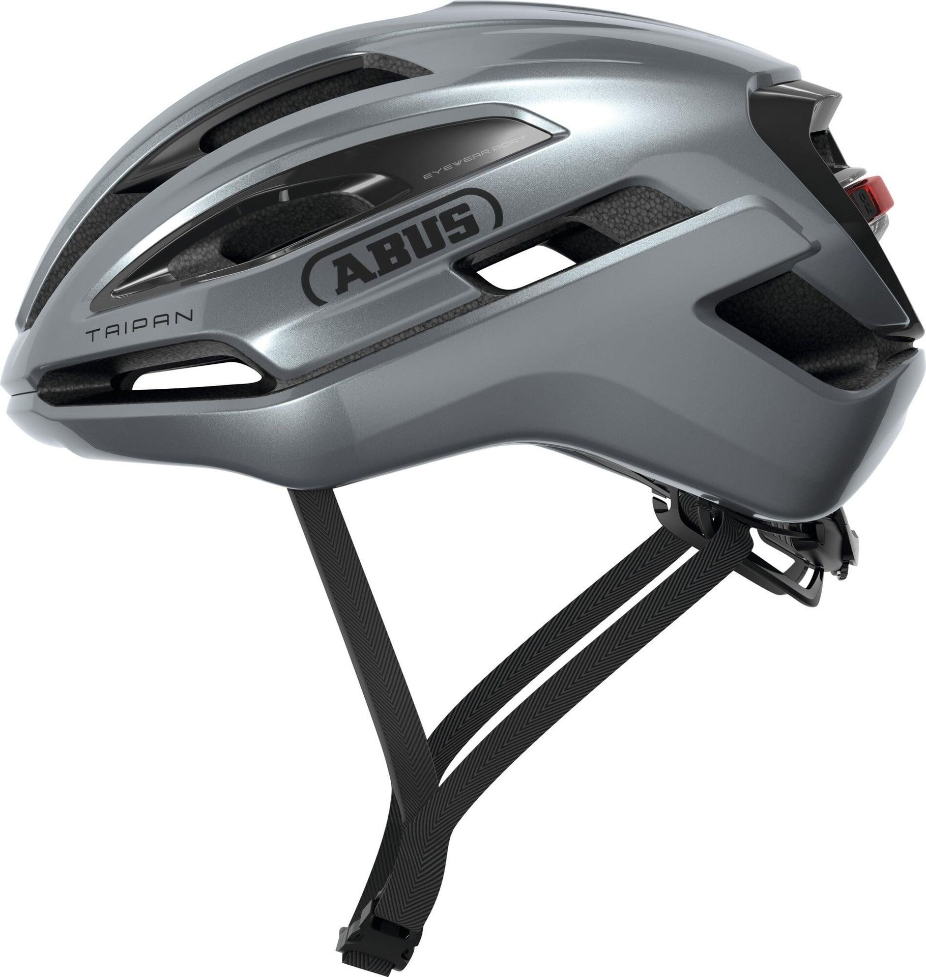 Kask Abus Taipan Gravel z LED graphite silver M 54-58 cm