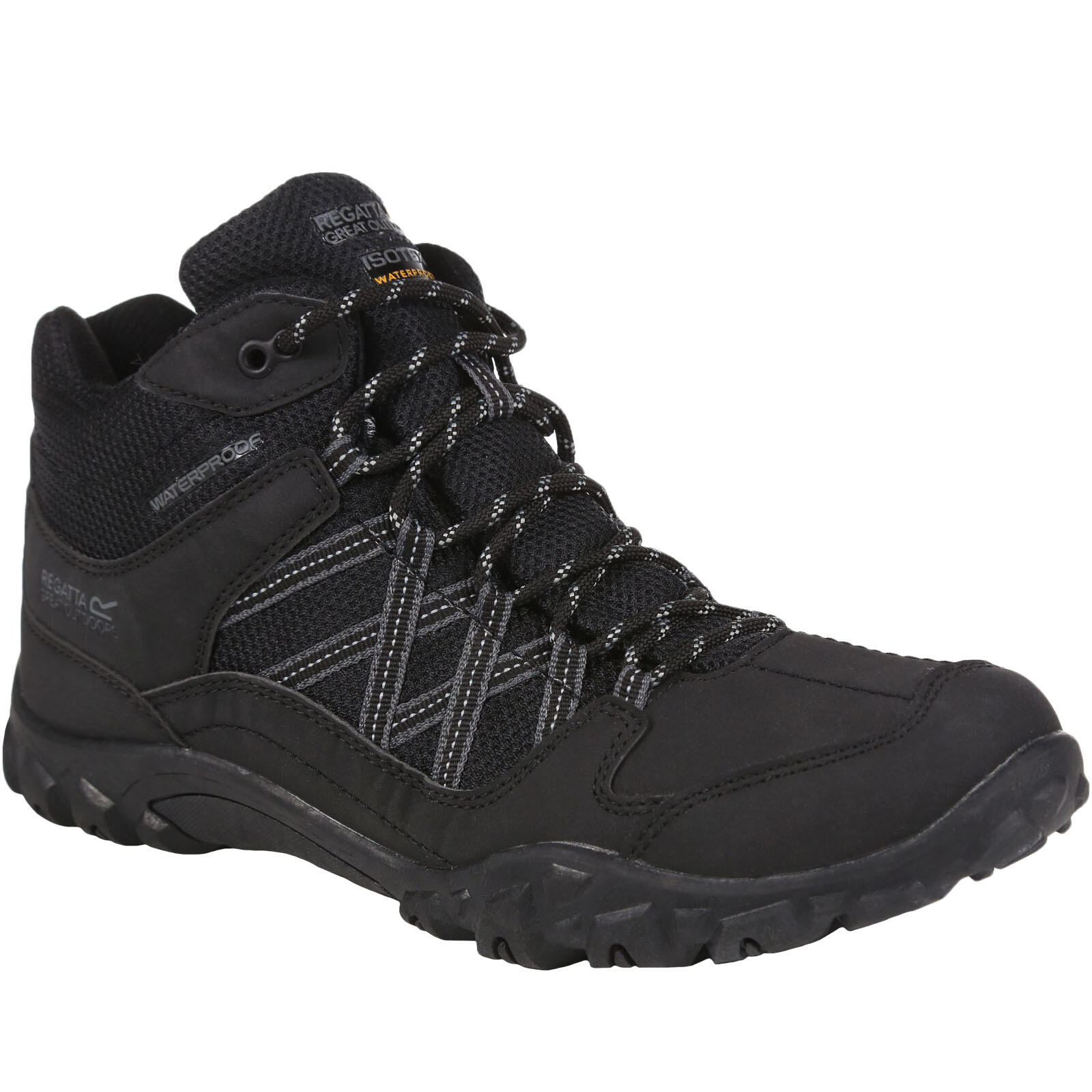 Regatta Męskie Buty Trekkingowe Edgepoint Mid Czarny, Rozmiar: 45