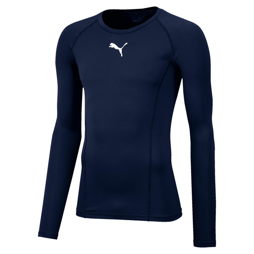 Puma męska ligi Base Layer Tee LS Shirt, czarny, l 655920 20