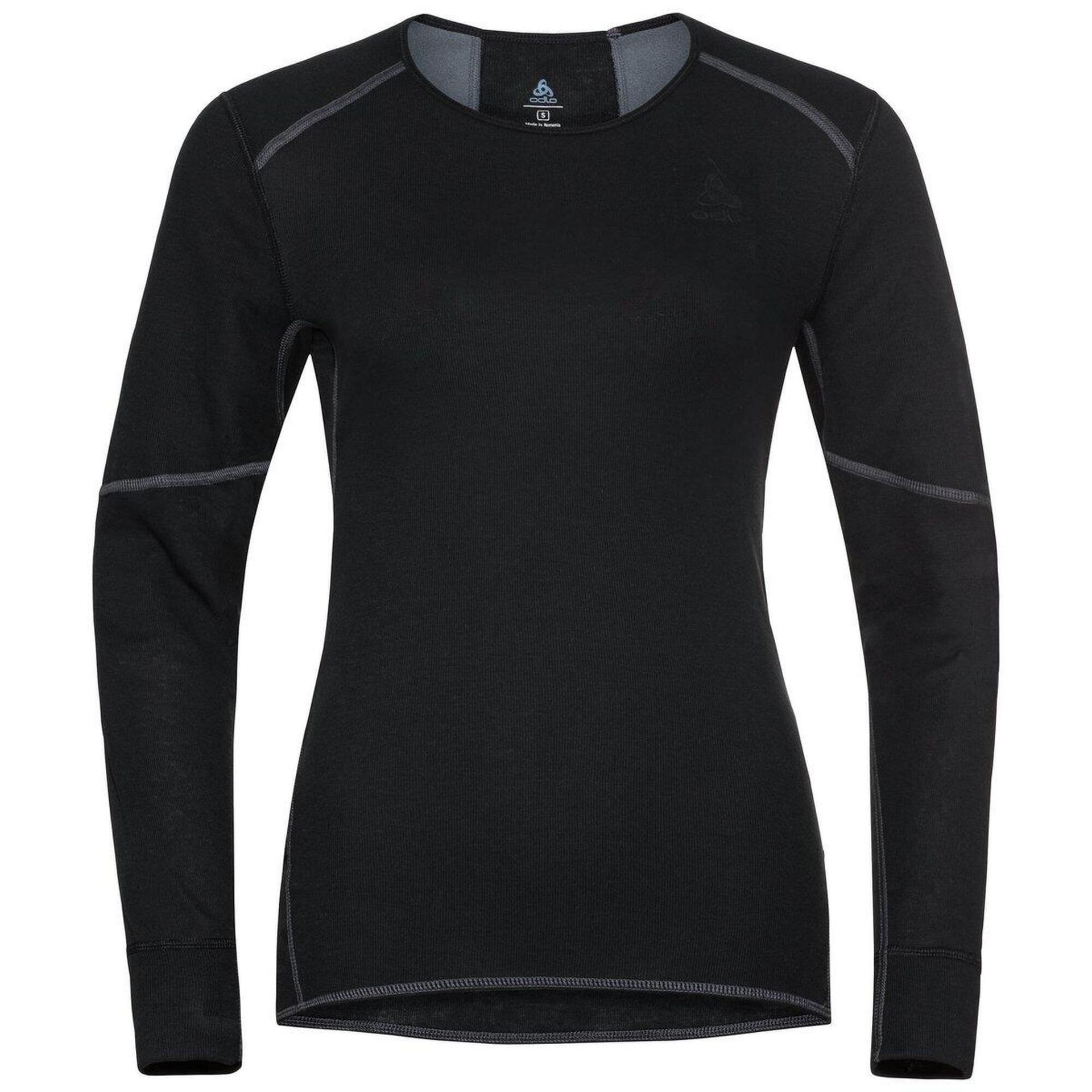Odlo Active X-Warm Plus Top Crew Neck L/S Women, czarny XS 2021 Koszulki bazowe termiczne i narciarskie 159221-15000-XS