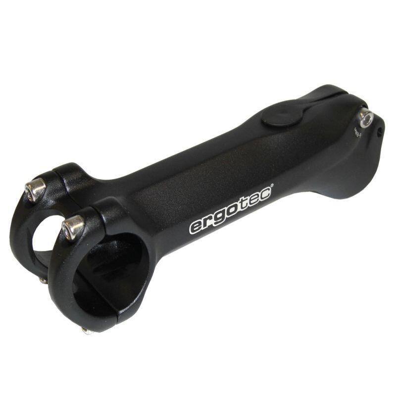 AHEAD Ergotec 5, vorbauten High-charyzmę 31.8/al6061-T6 aluminiowy, 45 °, czarny, Piaskowy, czarny 03164282