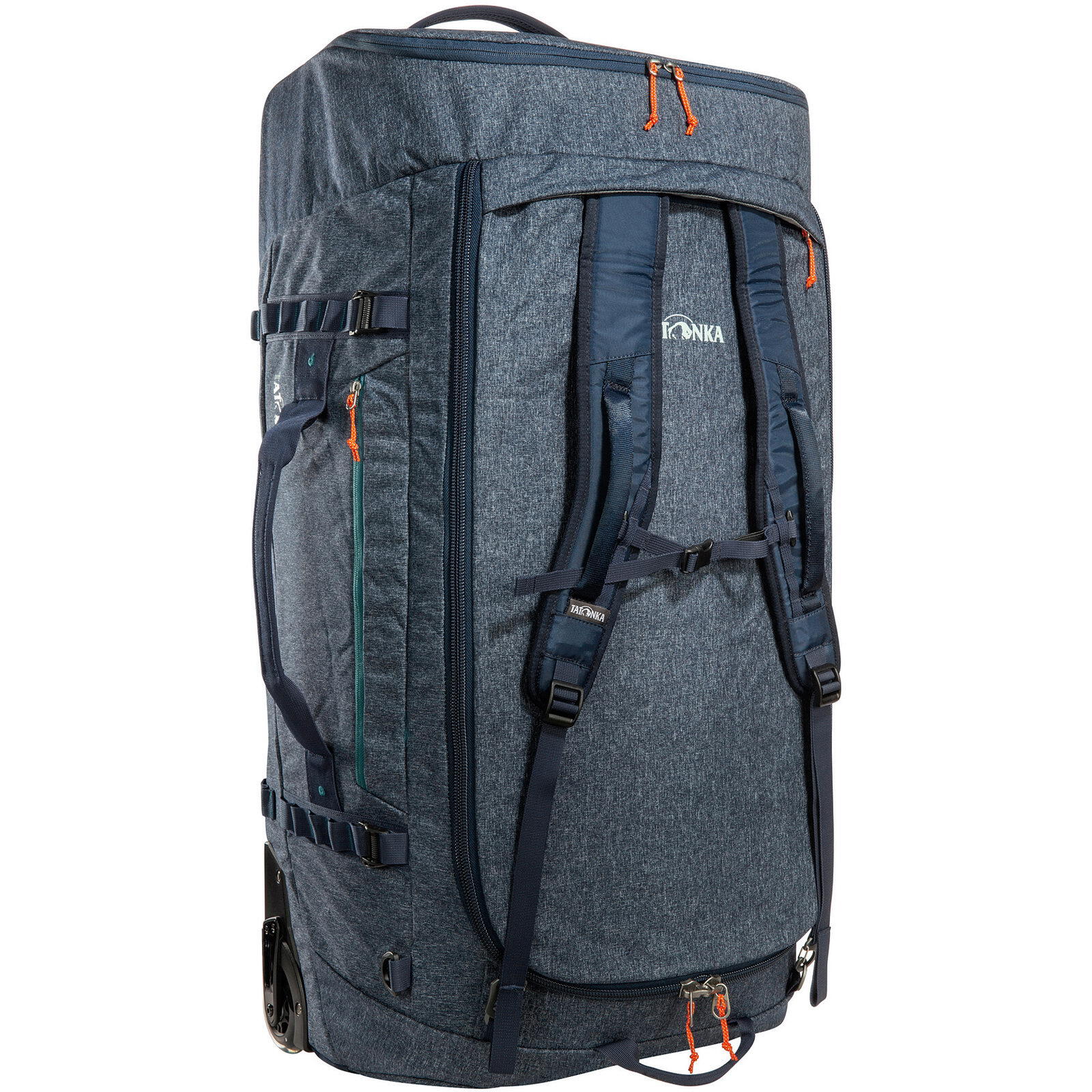 Tatonka Duffle Roller 140 składana torba podróżna na 2 kółkach 87 cm, grantowy, 140 Liter, Duża walizka na kółkach bez ramy