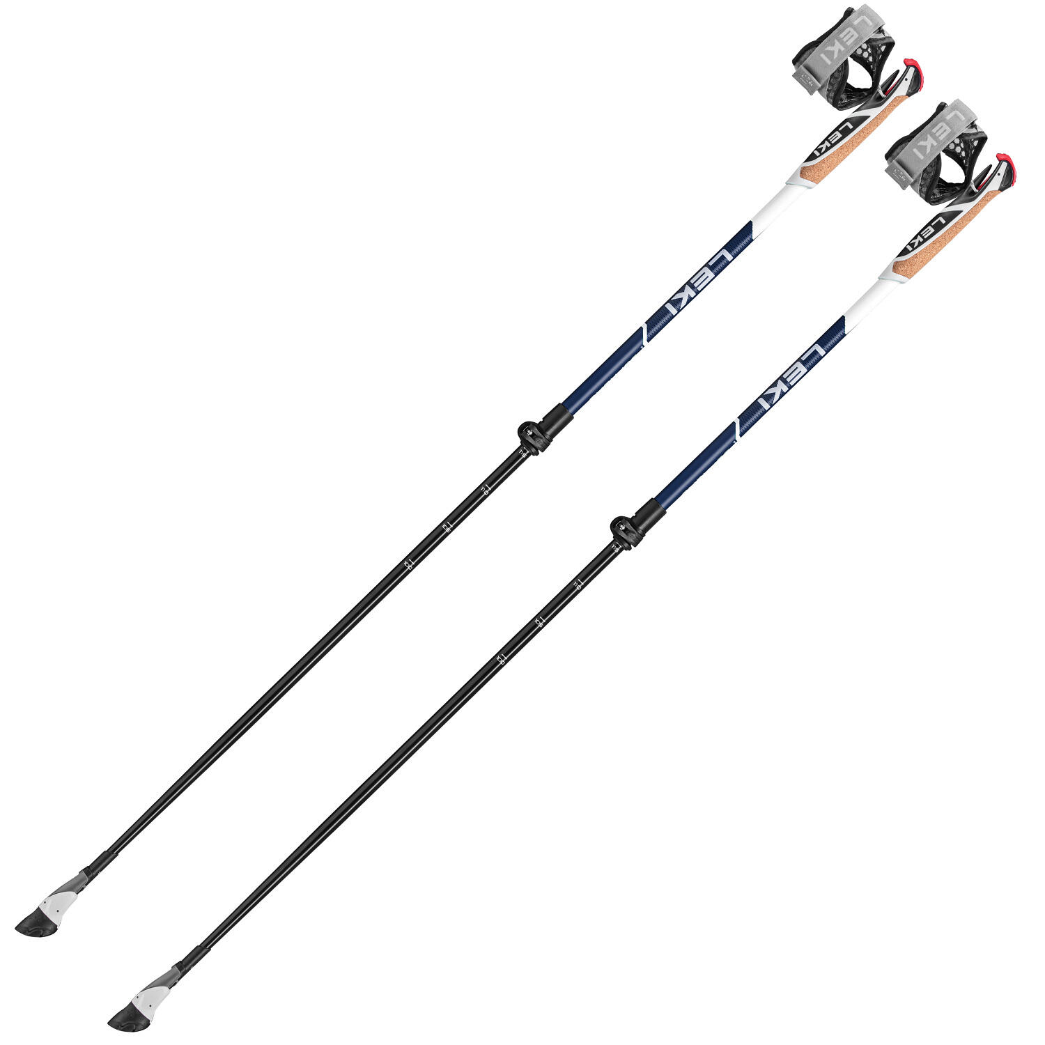Kije nordic walking LEKI Smart Supreme midnightblue dark metallic/darkblue/white