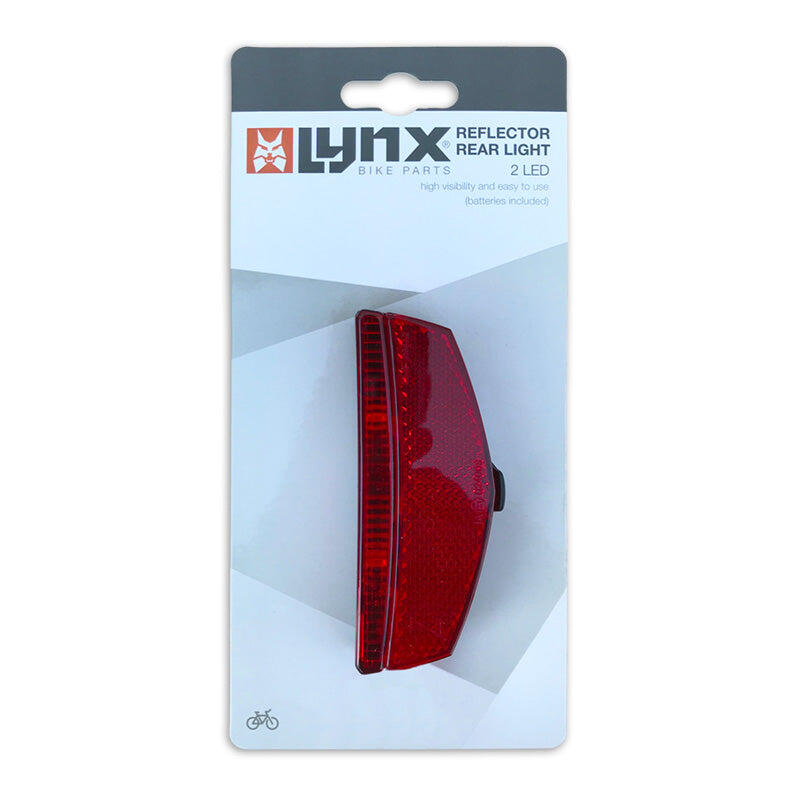 Lynx tylne światło 2 LED 50-80 mm czerwone