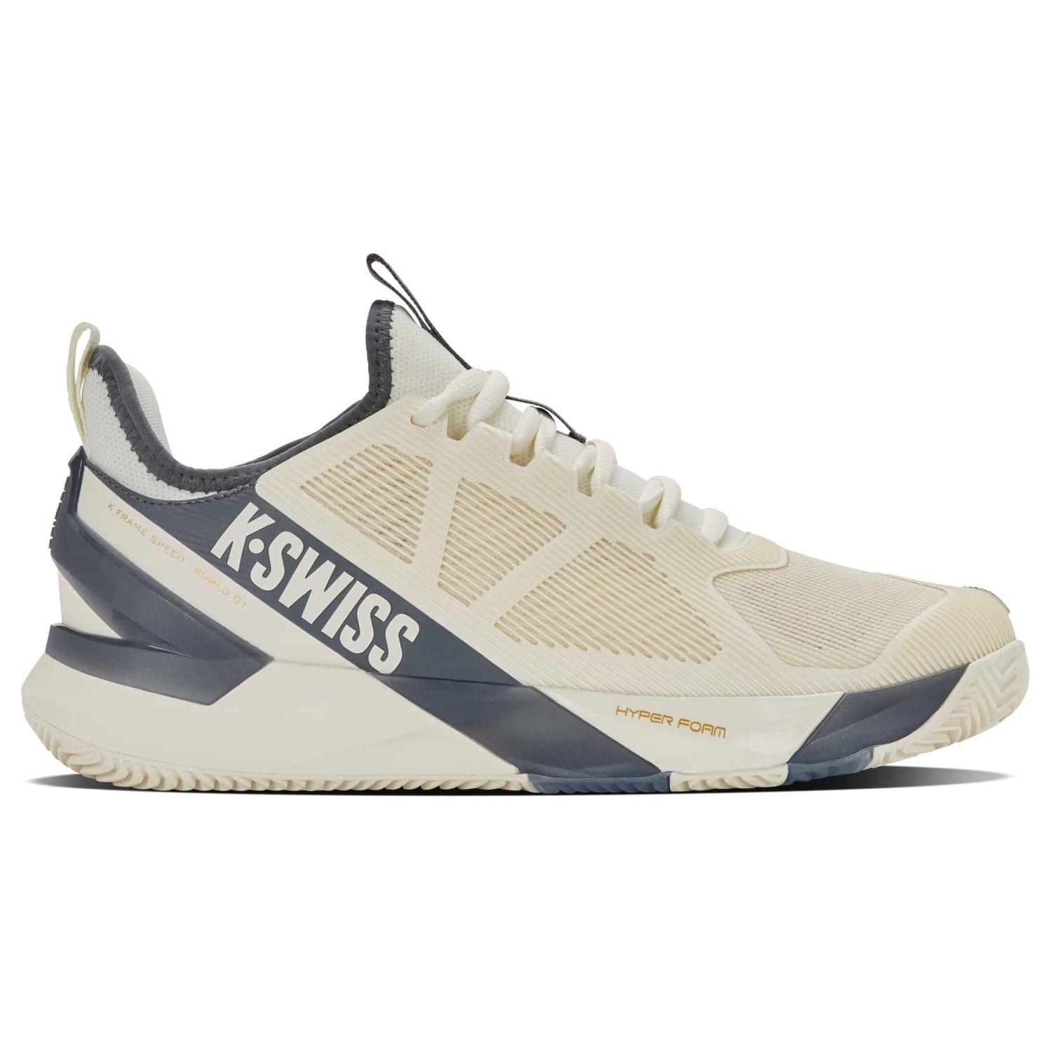 Męskie buty tenisowe K-Swiss K Frame Speed Rublo Clay Egret/Turbulence EUR 44,5