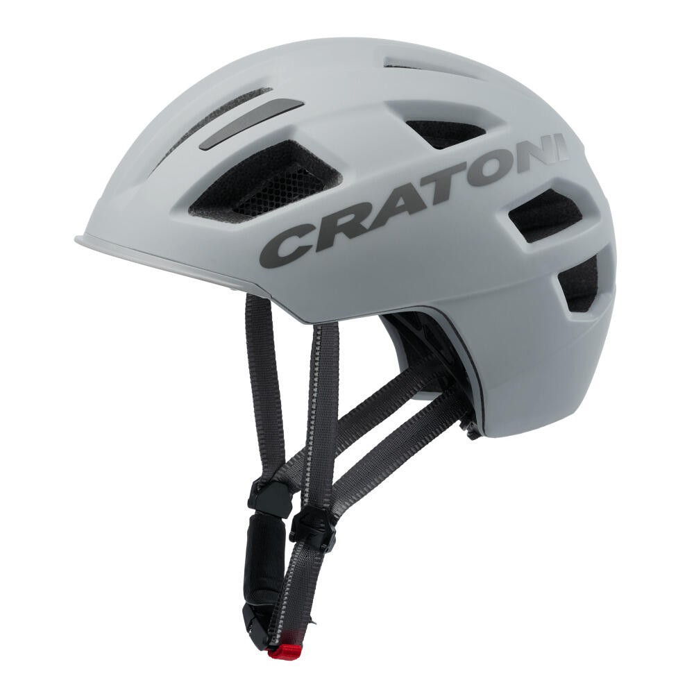Kask rowerowy Cratoni C-Pure (City) szary matowy, rozmiar S/M (54-58cm)