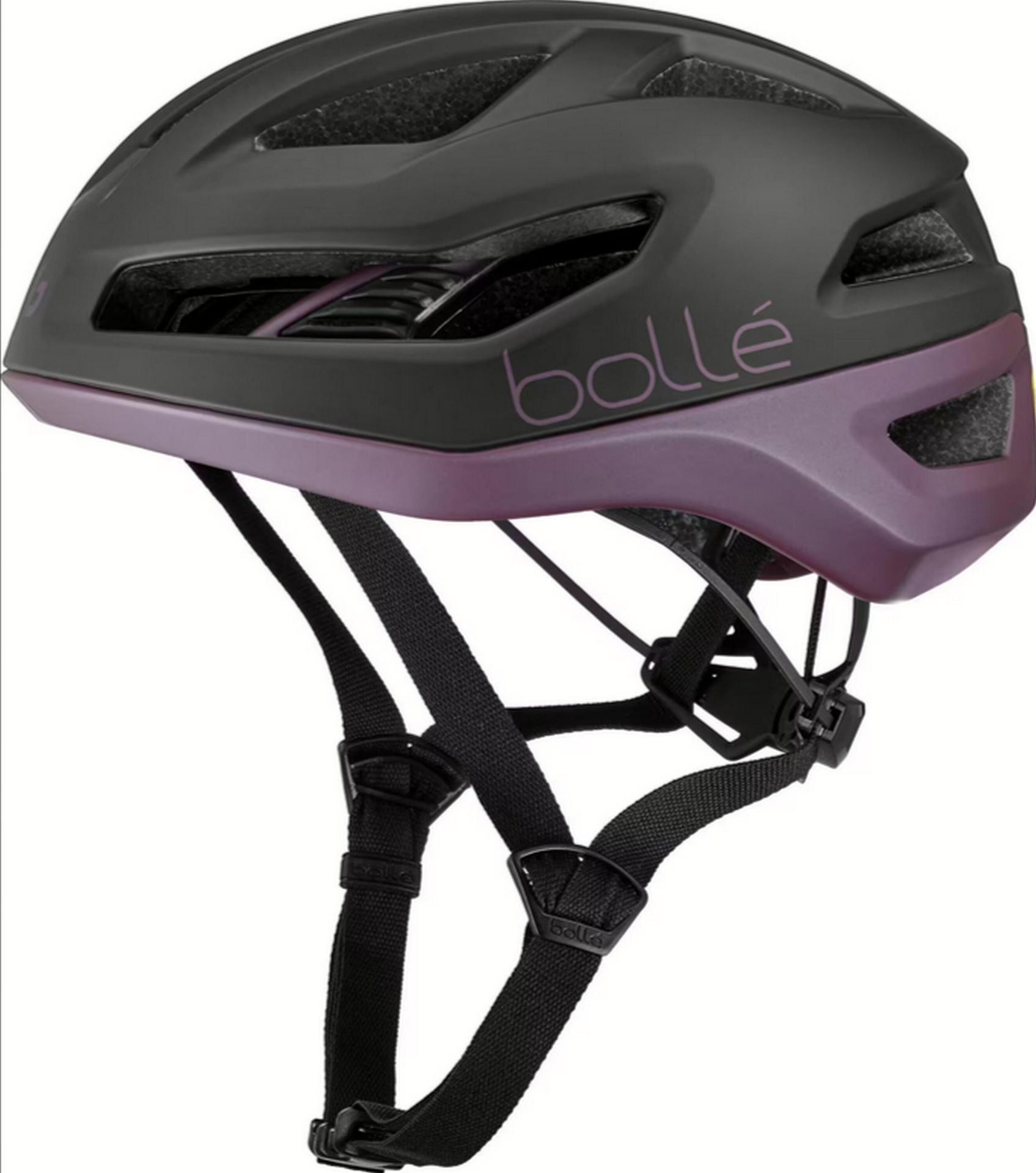 Kask rowerowy szosowy „Eco Avio Pure Mips” czarny fioletowy matowy