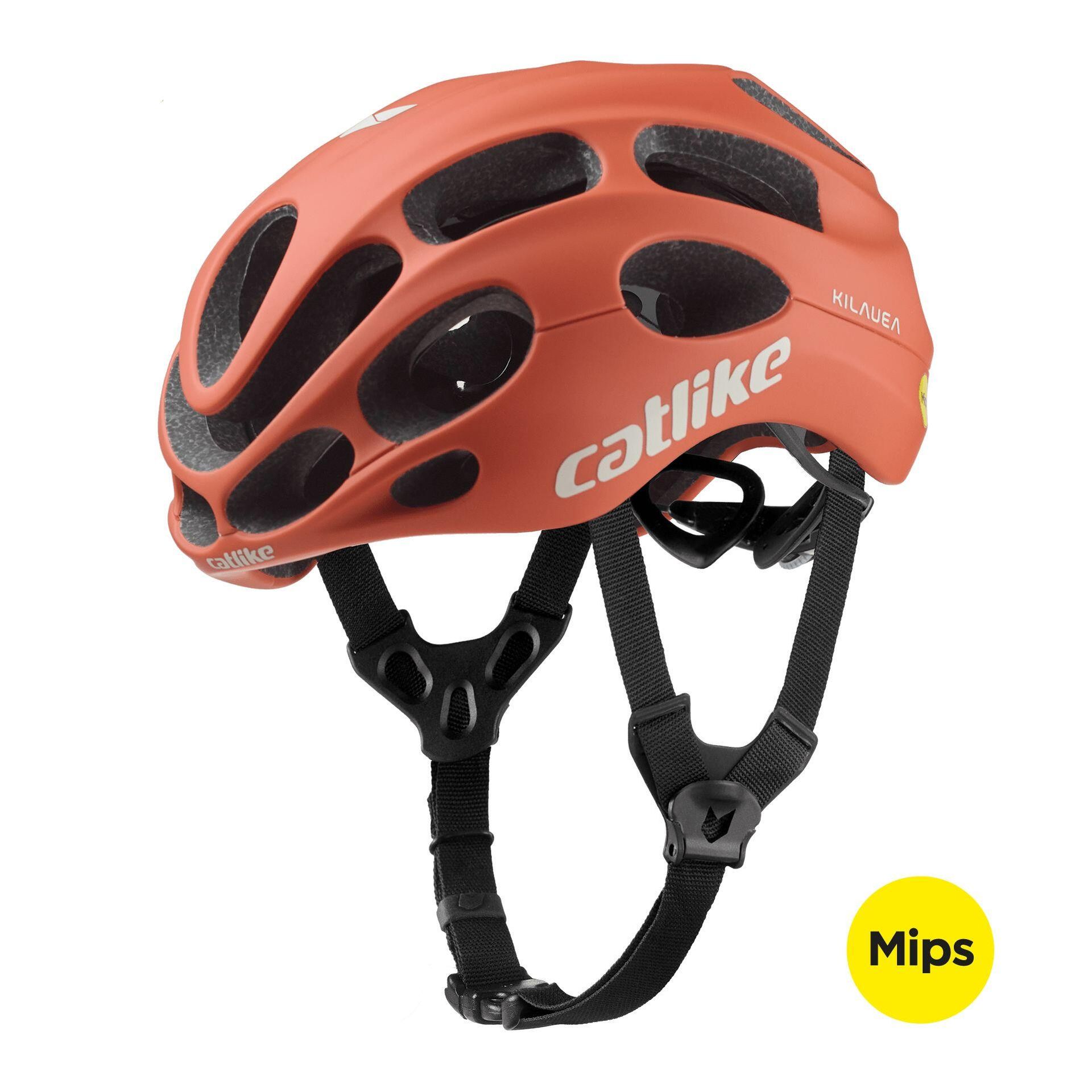 CATLIKE Kilauea MIPS EVO - Kask Pro Szosa, MTB, Gravel - Pomarańcz Złoty Mat