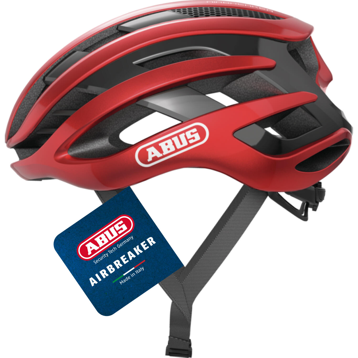 Abus AirBreaker Performance Red L Kask rowerowy
