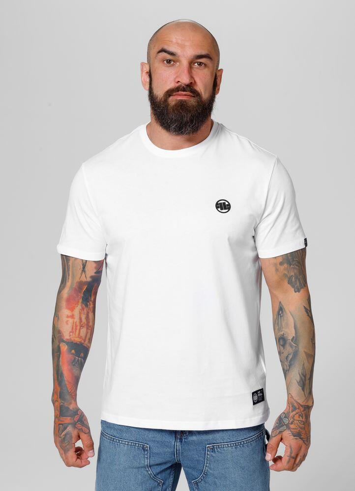 Koszulka Pit Bull Middle Weight 170 Basic Small Logo '24 - Biała L