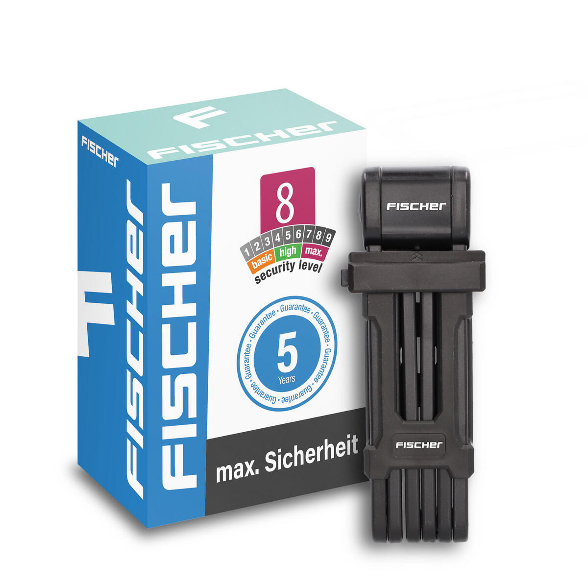 FISCHER składany zamek z uchwytem, One size, rozmiar uniwersalny, 85852 85852_One size