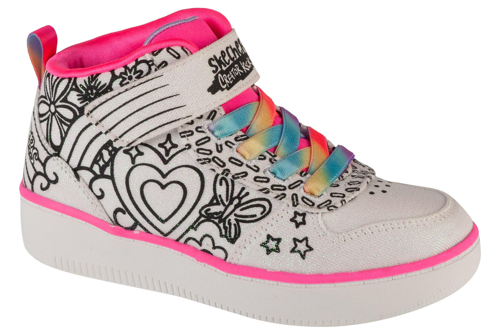 Buty sportowe Sneakersy dziewczęce, Sport Court 92 - Color Me Kicks