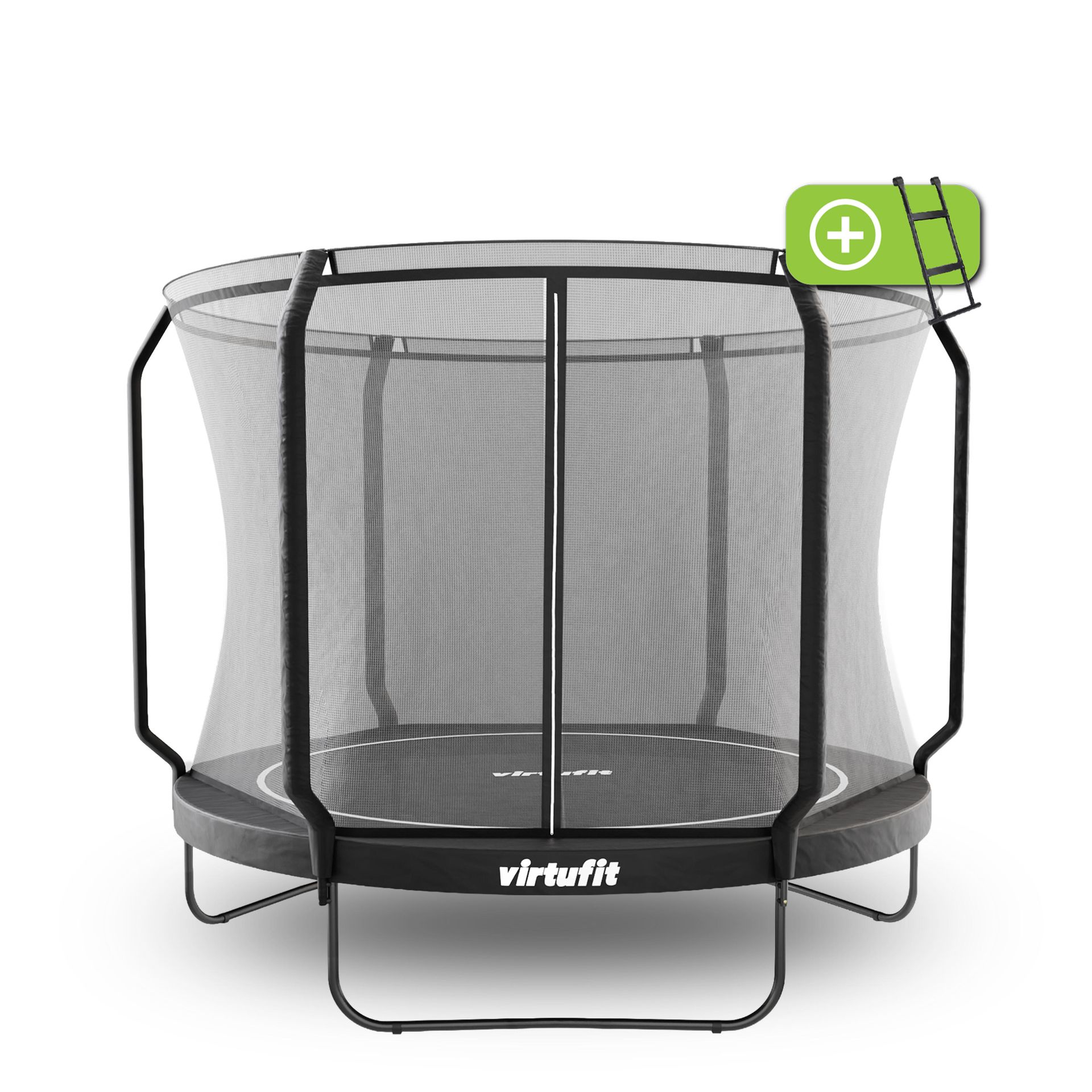 VIRTUFIT TRAMPOLINA PREMIUM Z SIATKĄ BEZPIECZEŃSTWA 305 CM