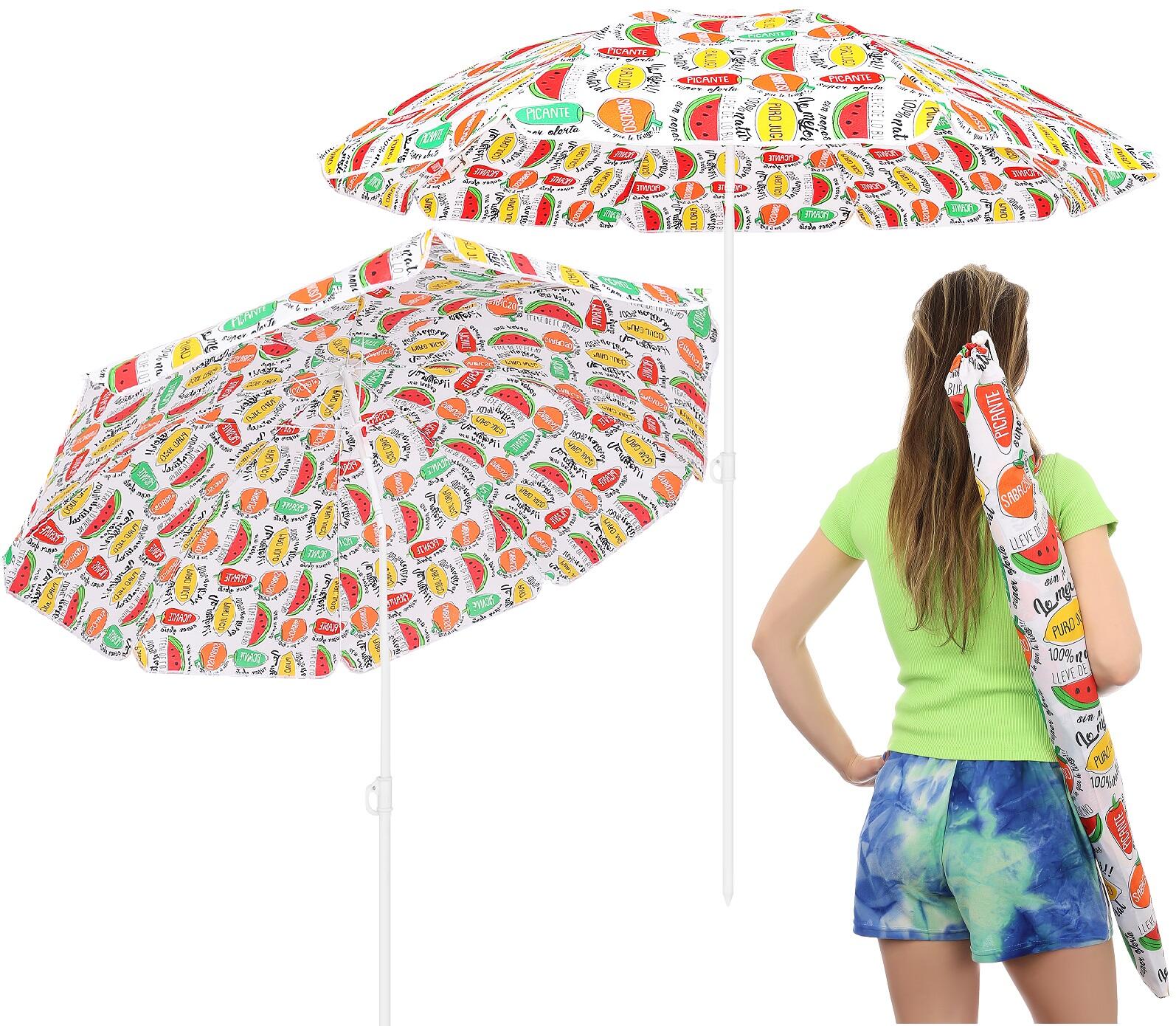 PARASOL PLAŻOWO BALKONOWY 180CM MIX FRUIT 1048826