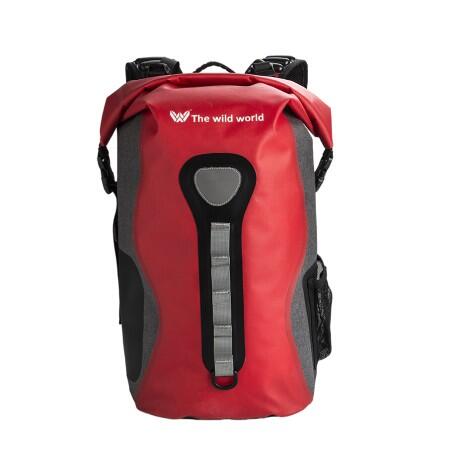 Roswheel Plecak Rowerowy 22L Wodoodporny Czerwony Wild Way Yt-029