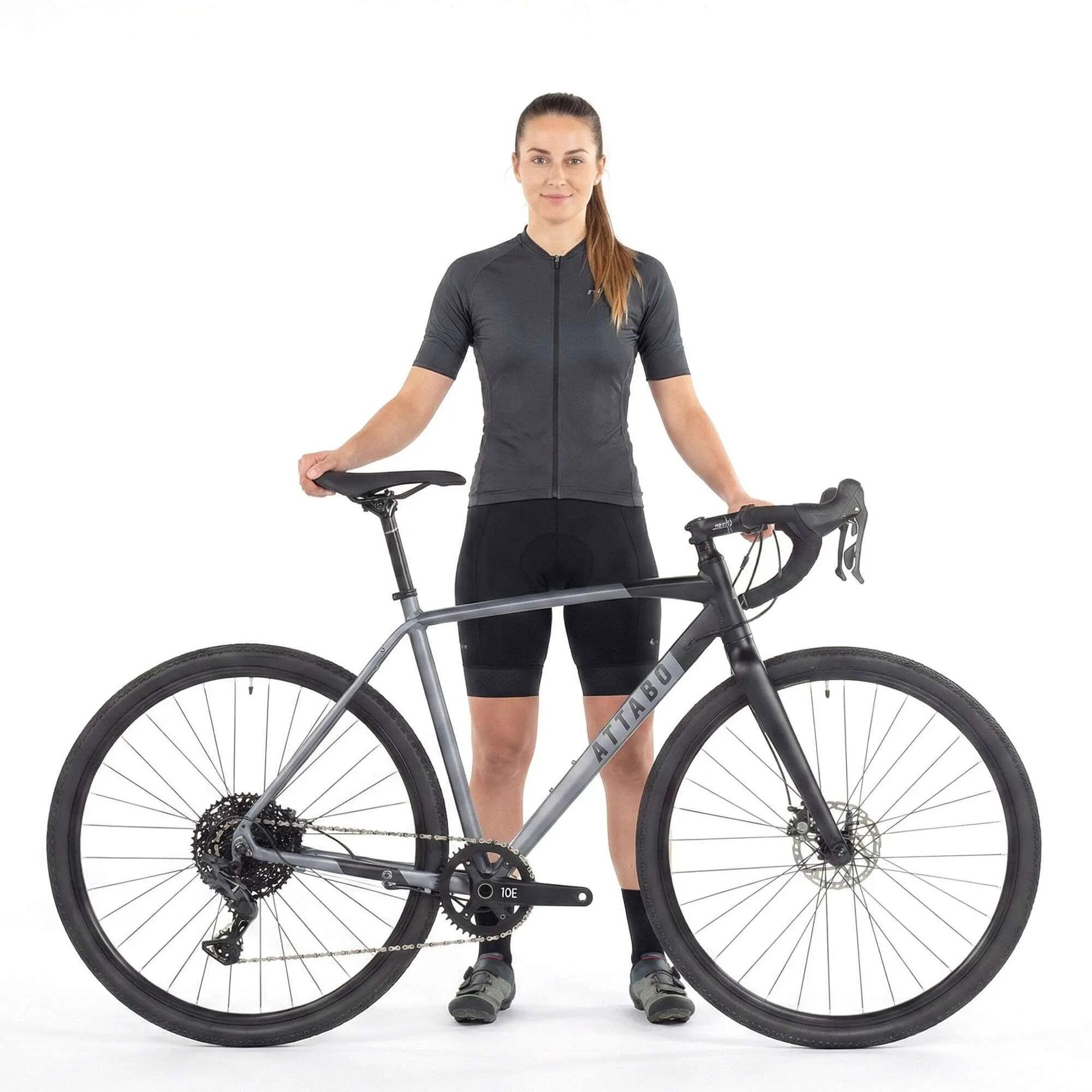 Rower gravelowy ATTABO GRADO 2.0 niebieski Aluminiowa rama 10 przełożeń
