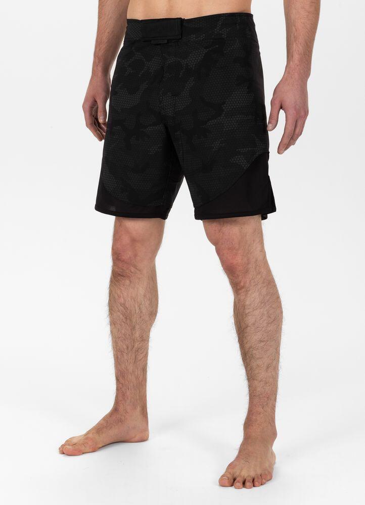 Spodenki treningowe Pit Bull Performance Pro plus Net Camo II - All Black Camo