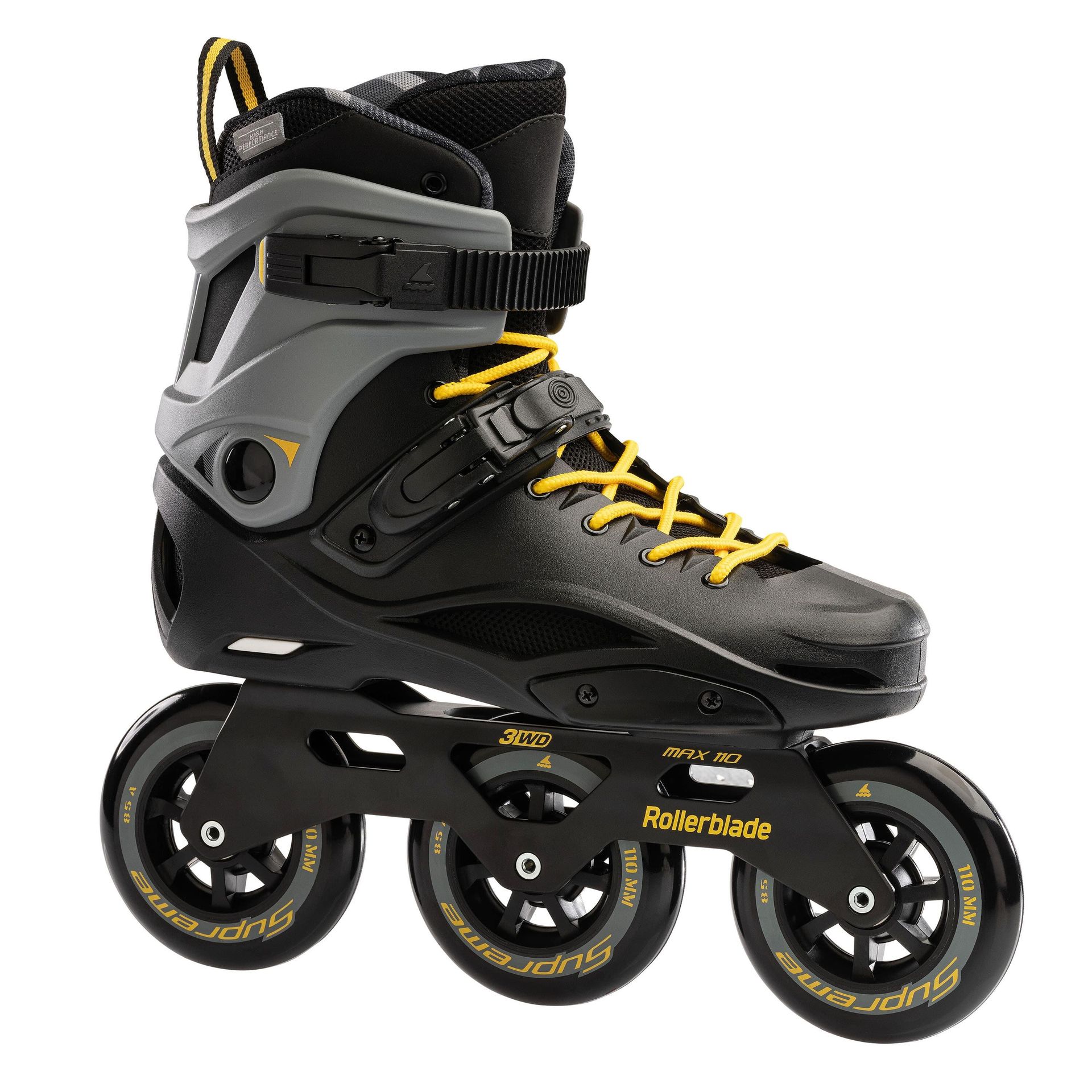 Rollerblade RB 110 3WD Black/Saffron Yellow 2023
