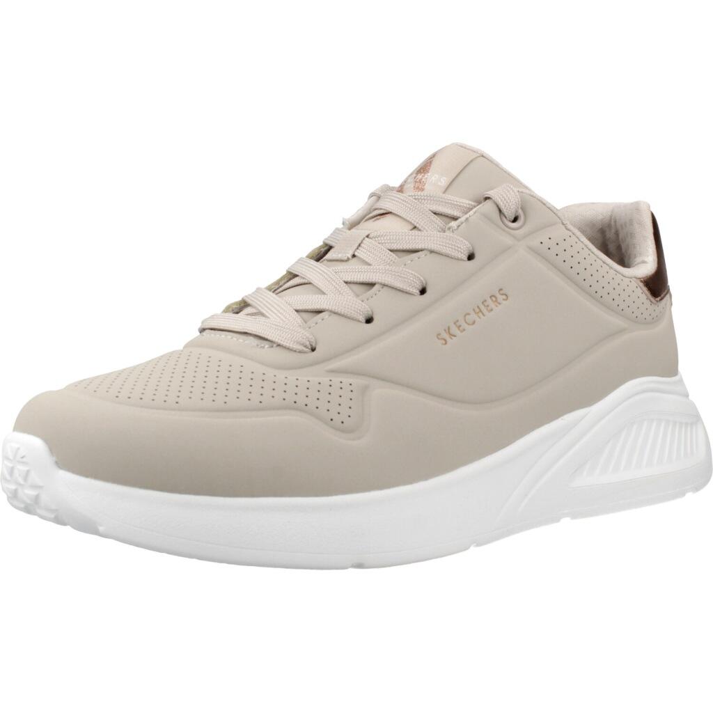 Buty SKECHERS UNO LITE SHIMMER ALONG Beżowy