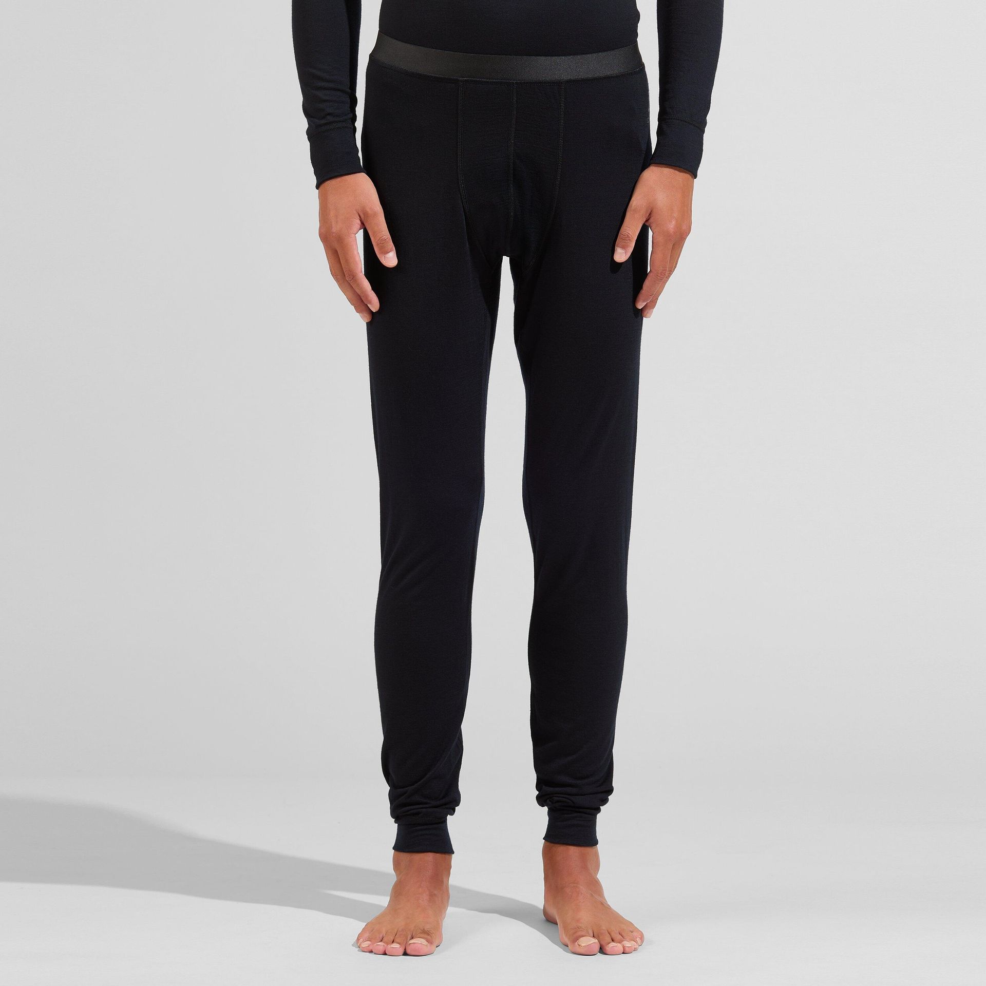 Legginsy męskie Odlo BL BOTTOM long MERINO 200 roz. M Czarne