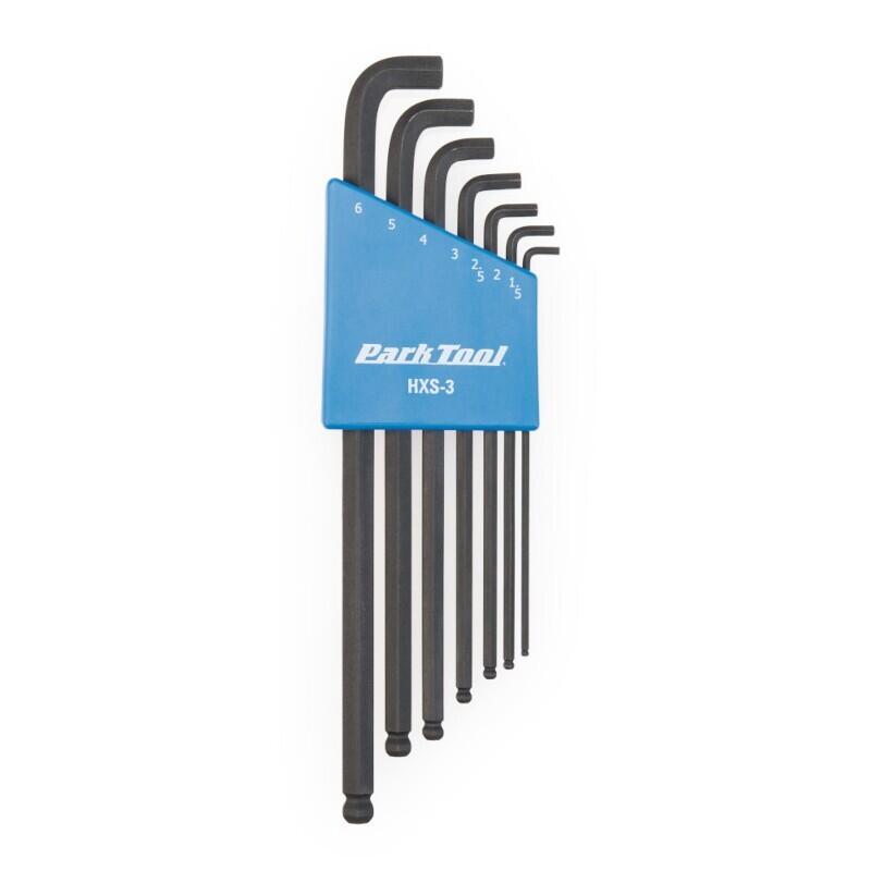 Park Tool Tool HXS-3 Stubby Hex Wrench Set by parkowania Tool QKHXS3