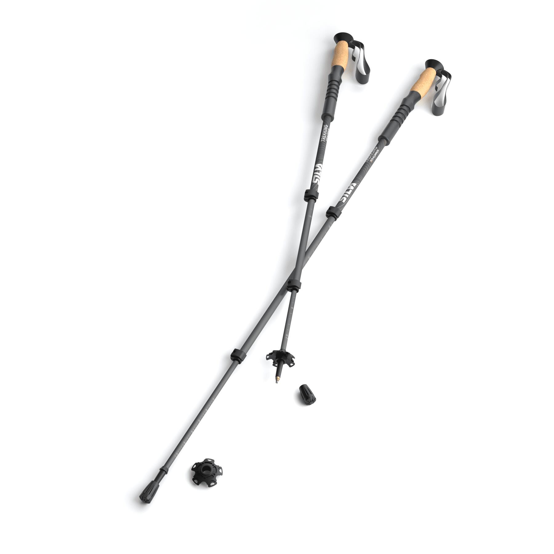 Silva Trekking Poles Aluminum Cork 110-140cm 2022 Kijki 38121
