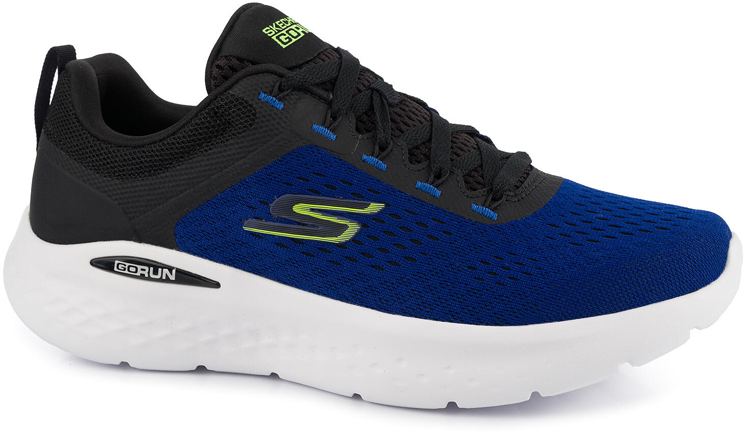 Męskie buty sportowe na trening lekkie niebieskie SKECHERS GO RUN LITE