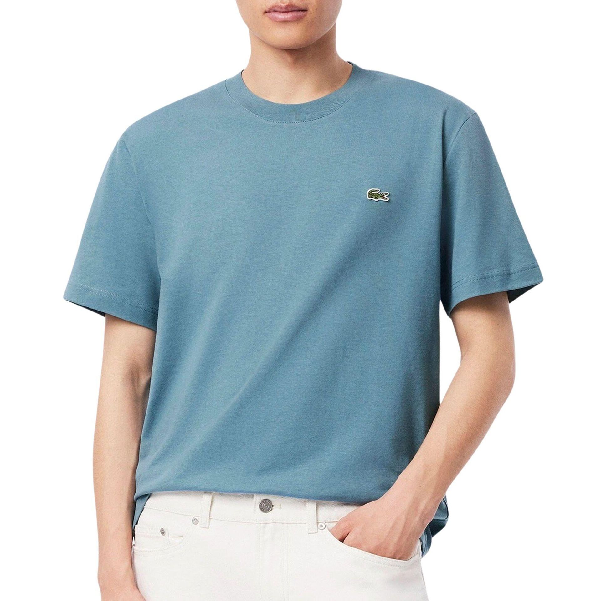 Koszulki Lacoste Model Th7318 Tee-shirt Kolor Biały