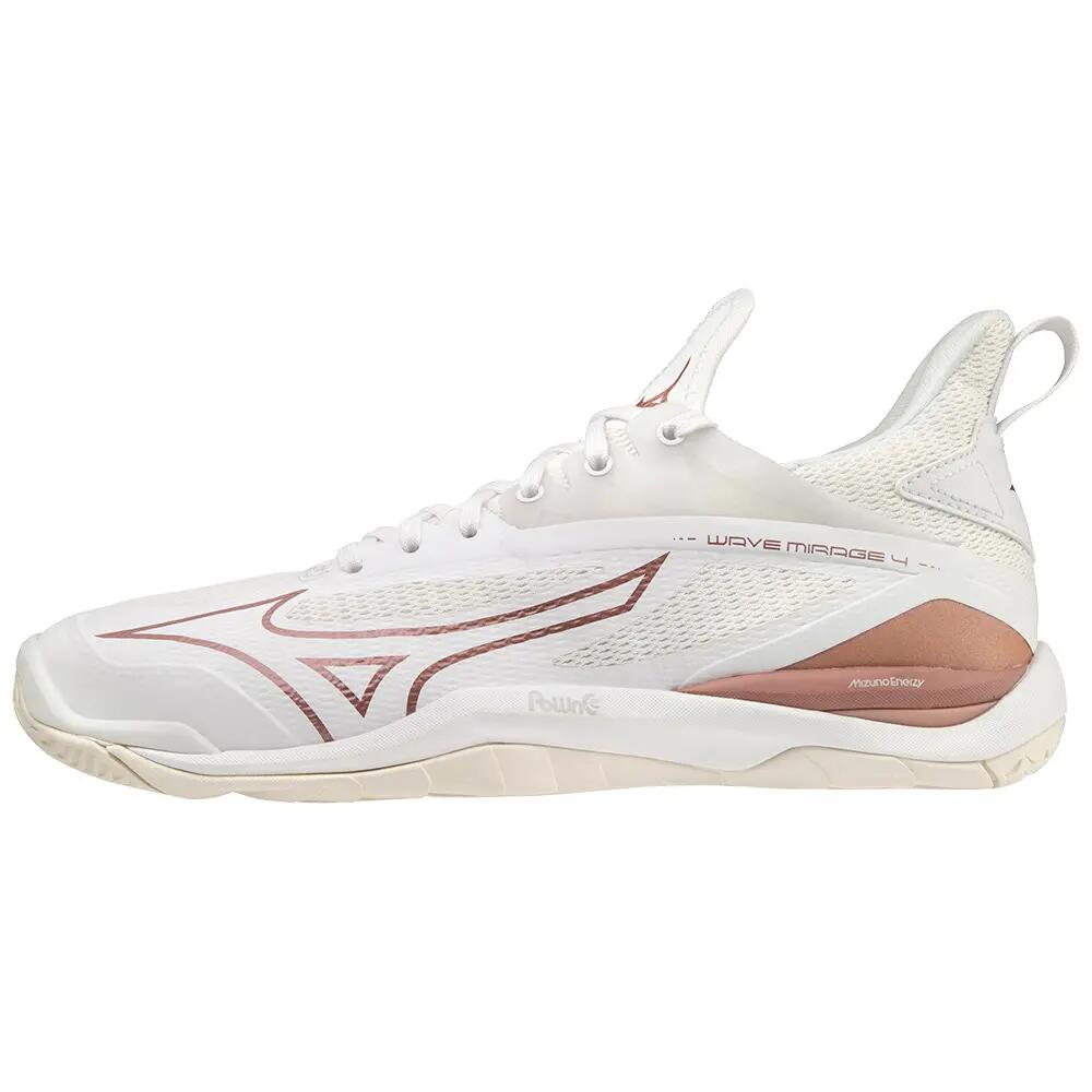 Buty do piłki ręcznej damskie Mizuno Wave Mirage 4 white/rose/snow white