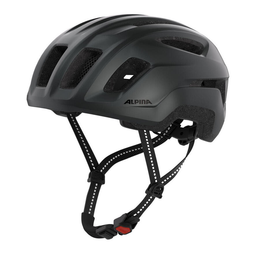 Kask rowerowy do trekkingu Paranus Urban, czarny