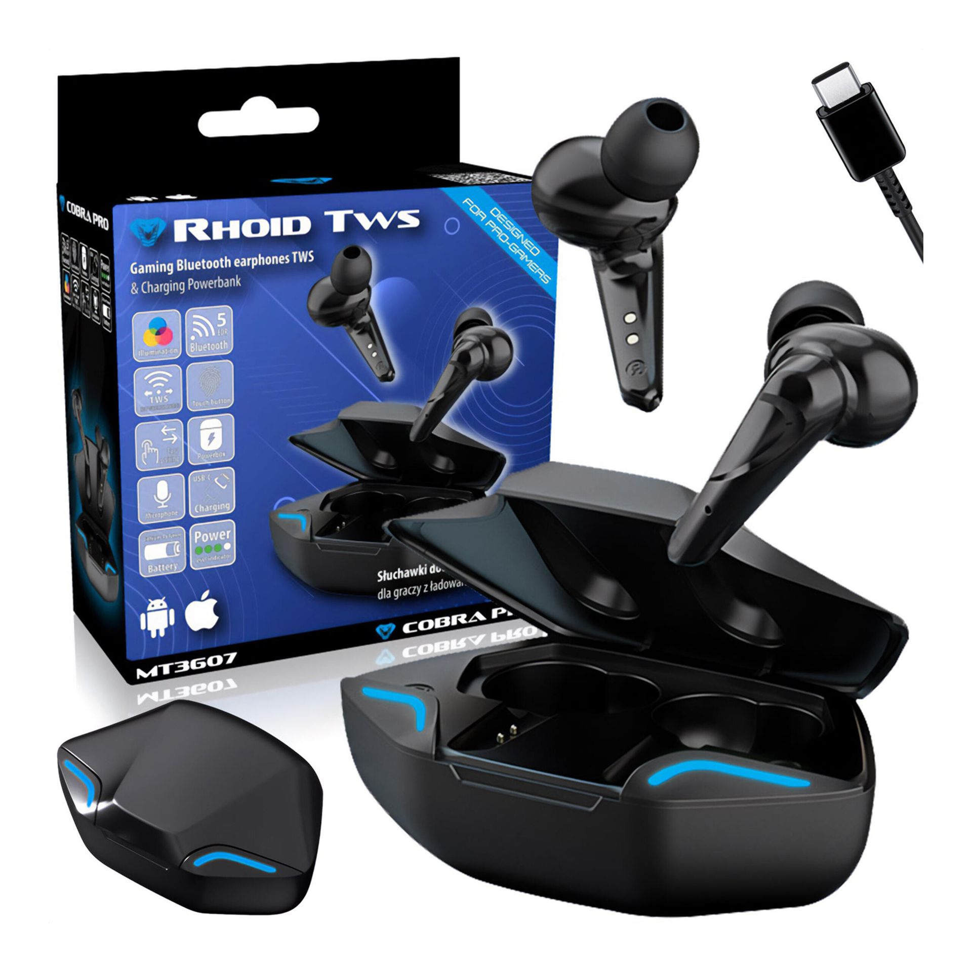 MEDIA-TECH Rhoid TWS MT3607